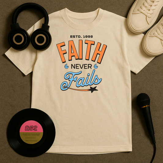 Faith Never Fails T Shirt