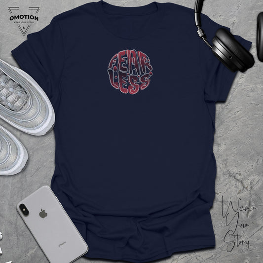 Fearless High Neck T Shirt