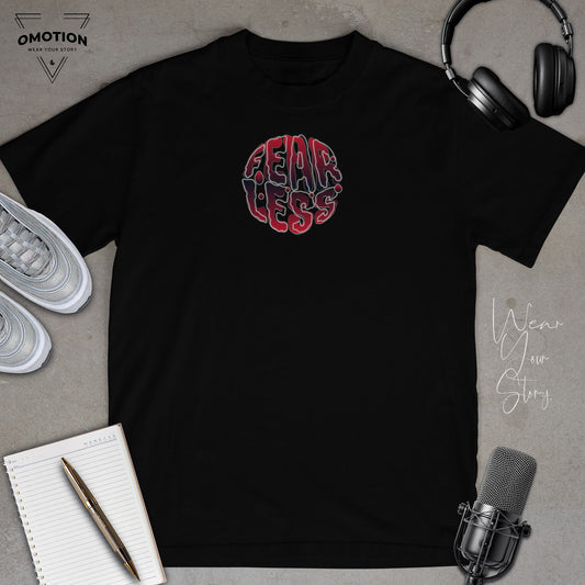 Fearless High Neck T Shirt