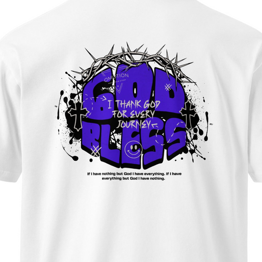 Embroidered Omotion In God I Trust T Shirt