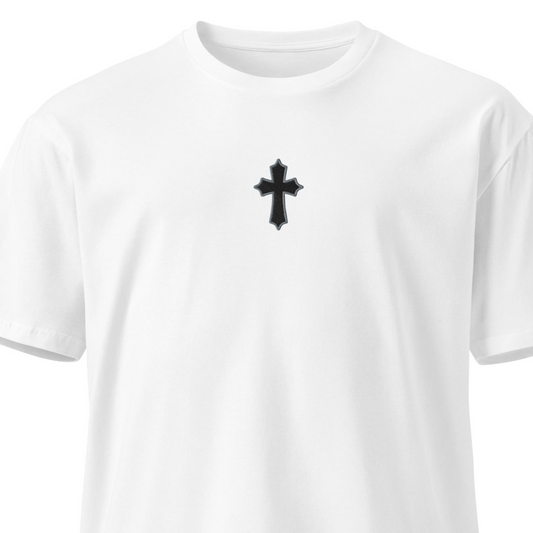 Embroidered Omotion In God I Trust T Shirt