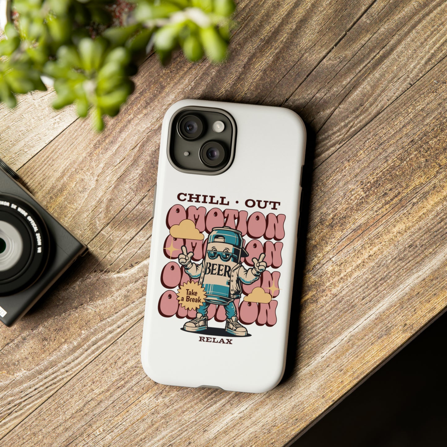 Chill Out Omotion iPhone Case