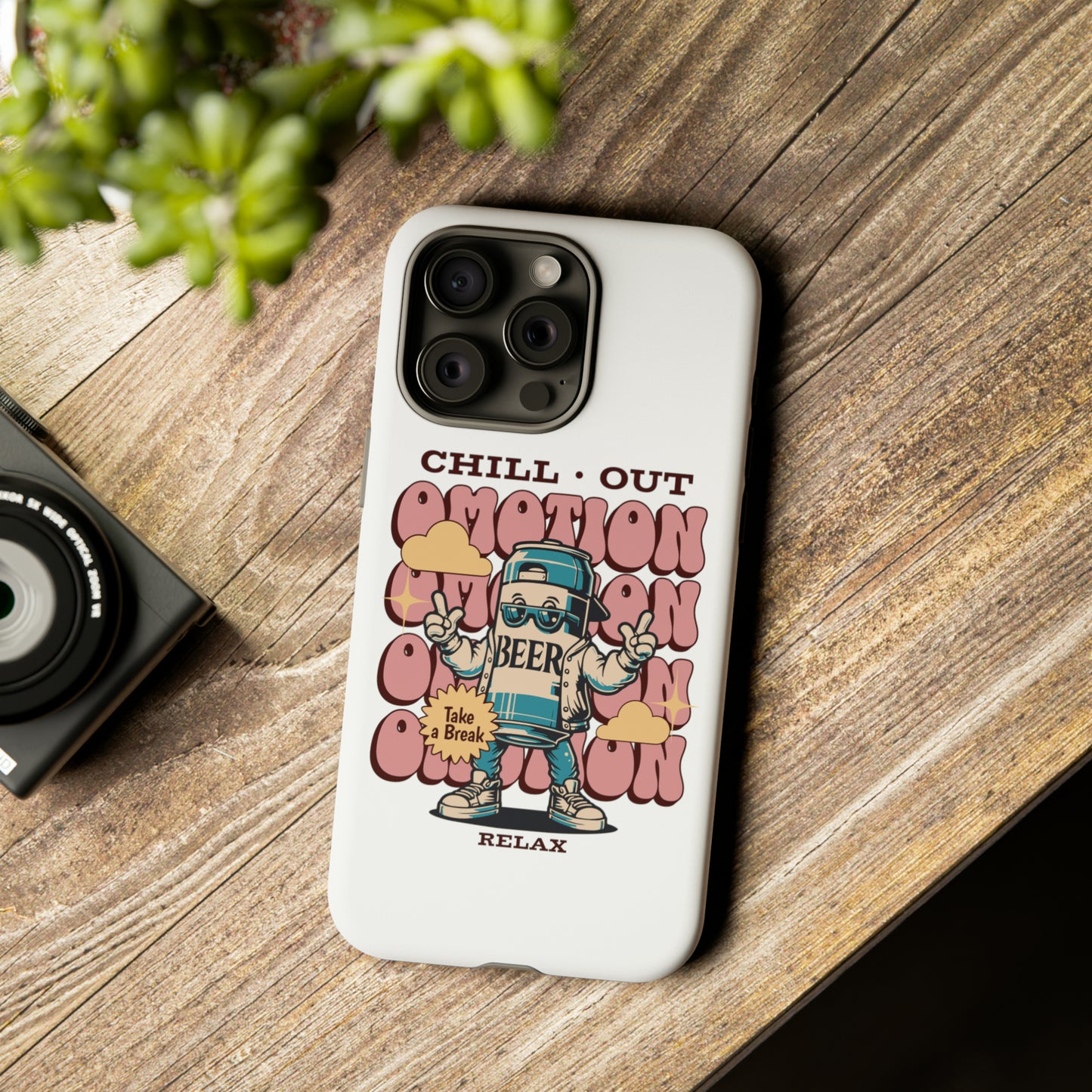 Chill Out Omotion iPhone Case