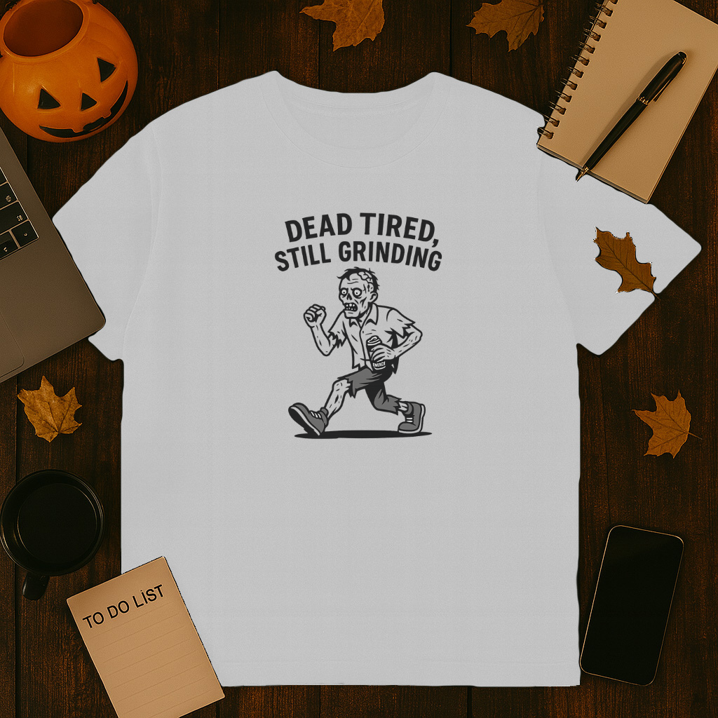 Dead Tired Still Grinding V2 T Shirt