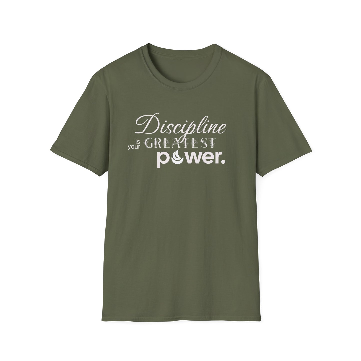 Discipline is the Greatest Power Soft-Style Tee