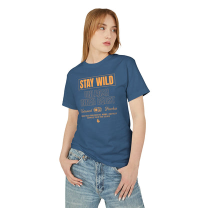 Stay Wild Heavy Cotton T Shirt