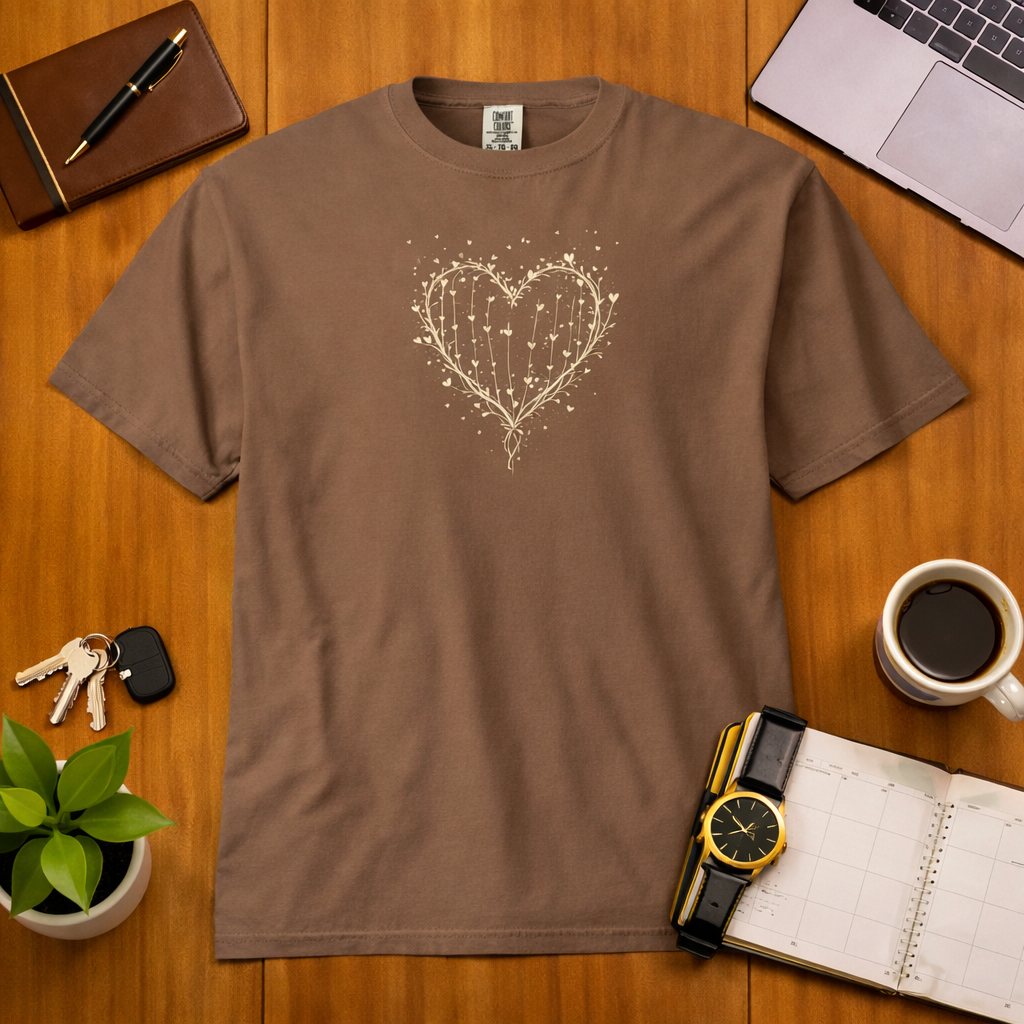 Vine Heart T Shirt