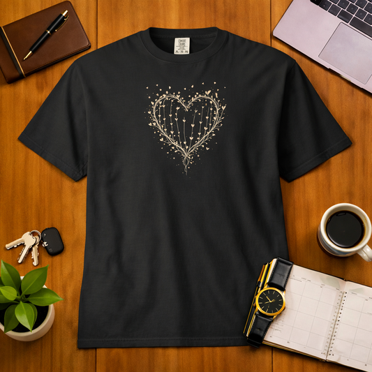 Vine Heart T Shirt