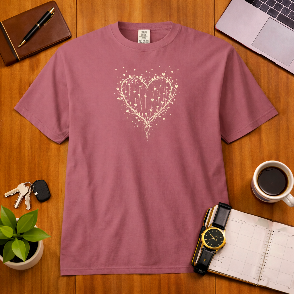 Vine Heart T Shirt