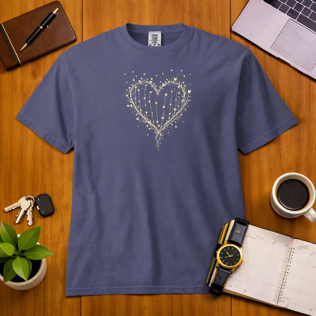 Vine Heart T Shirt