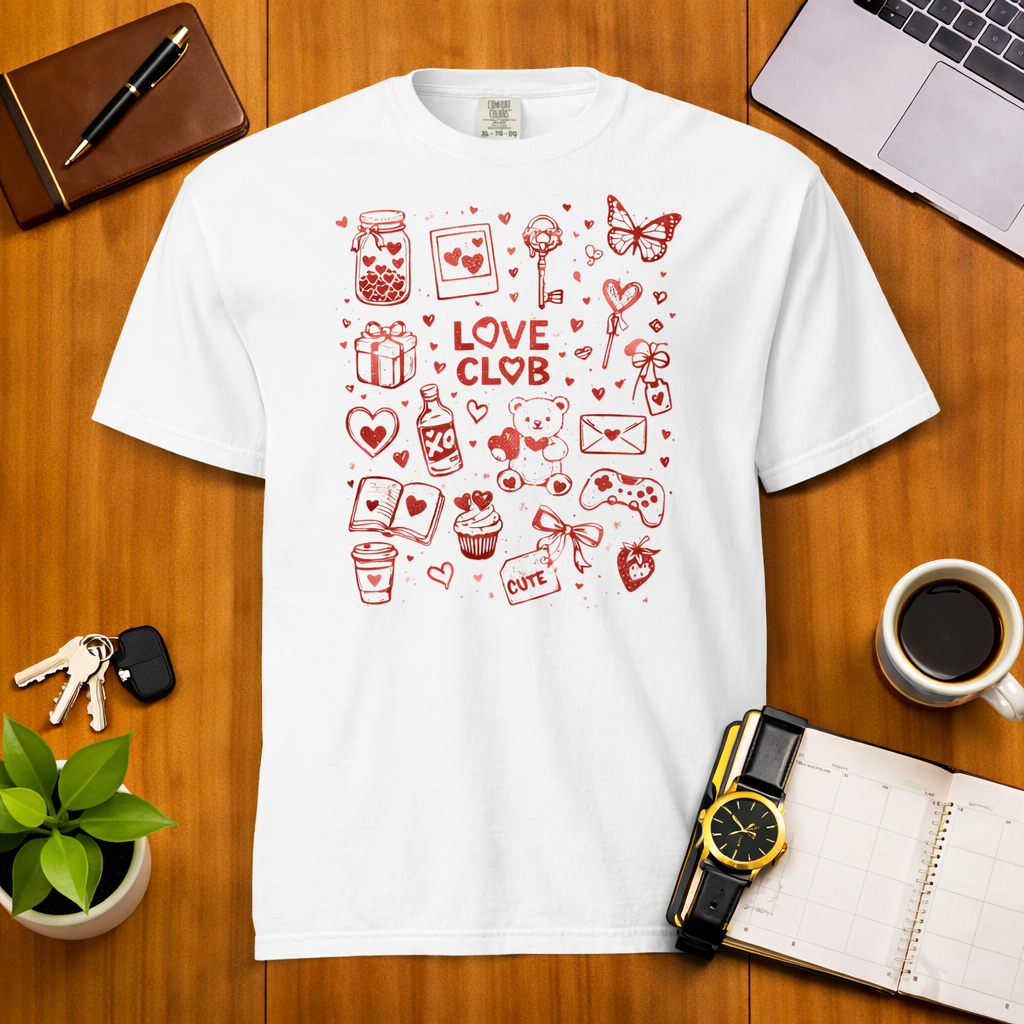 Love Club Collage T Shirt