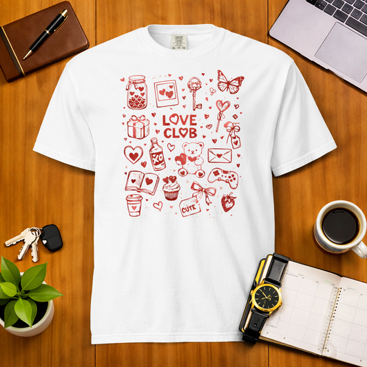 Love Club Collage T Shirt