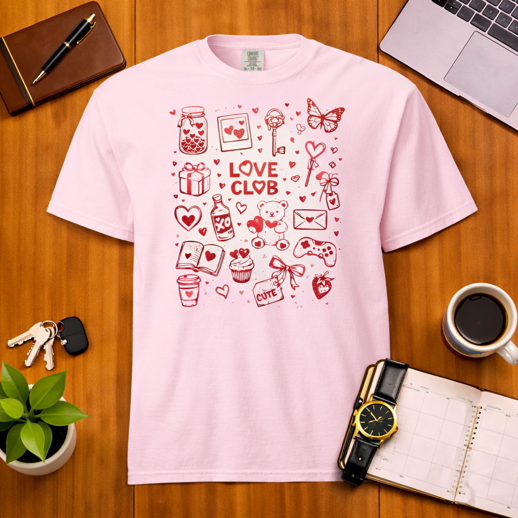 Love Club Collage T Shirt