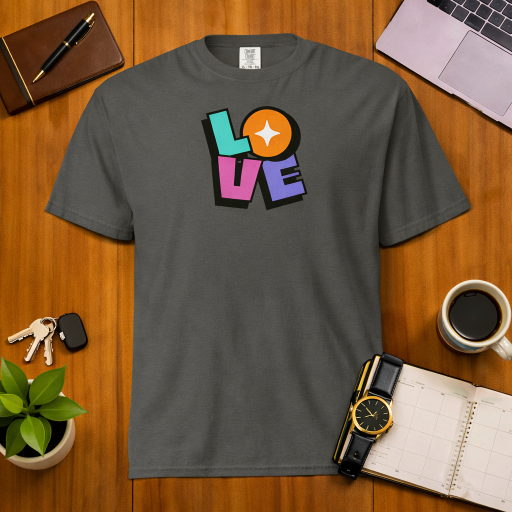 Fun Love Typography T Shirt