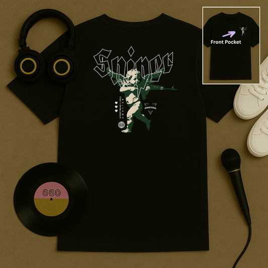 Cupid Sniper Pocket T shirt