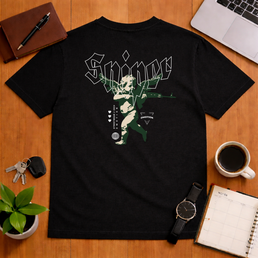 Cupid Sniper Pocket T shirt