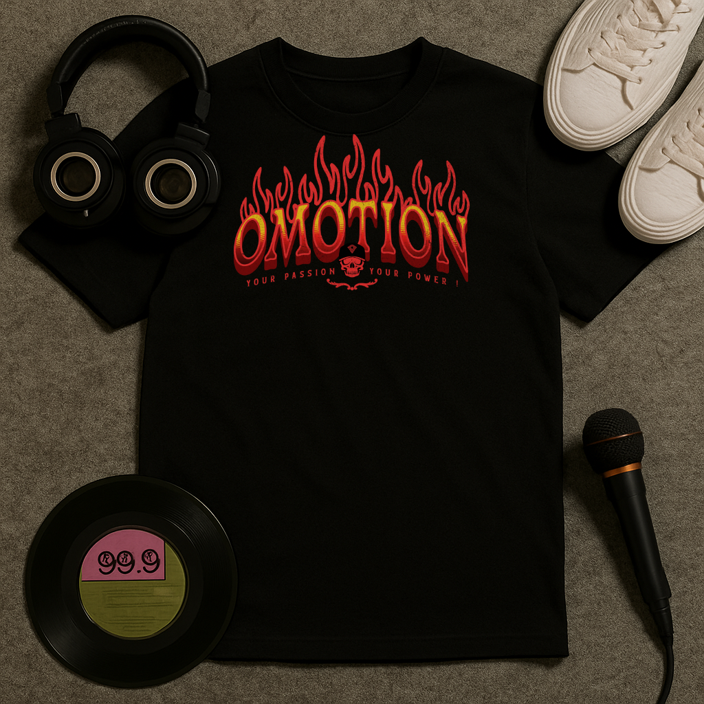 Skulls on Fire T Shirt