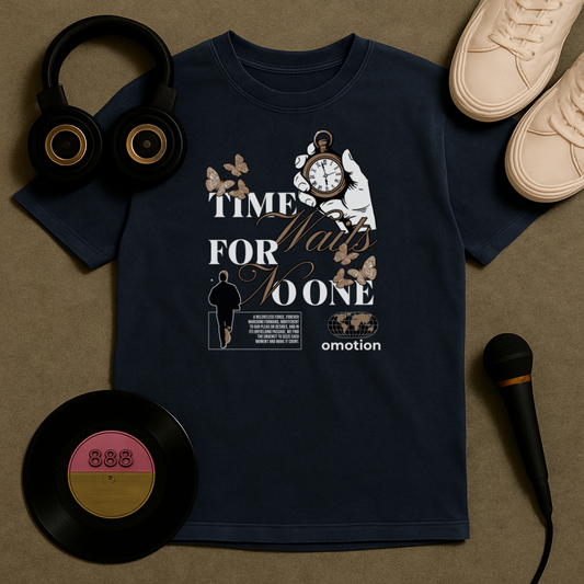 Time Waits For No One T Shirt