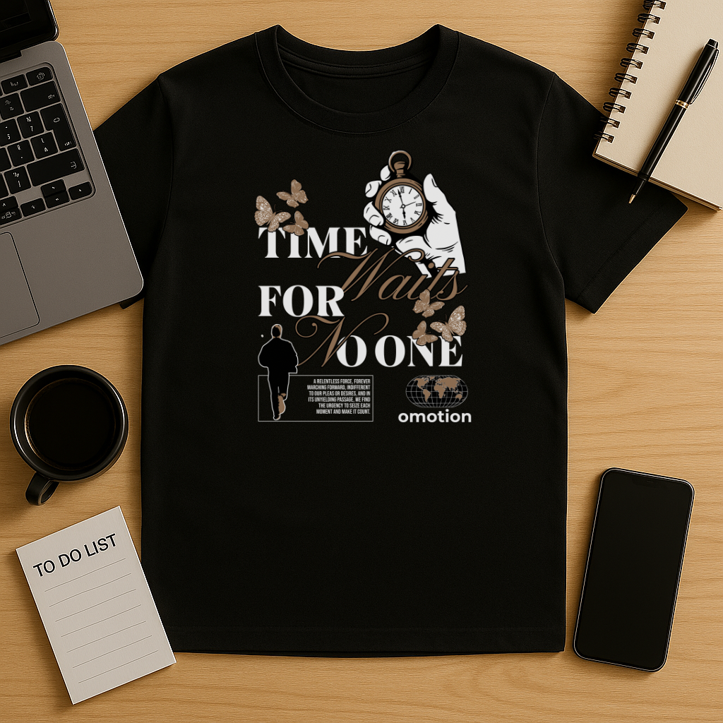 Time Waits For No One T Shirt