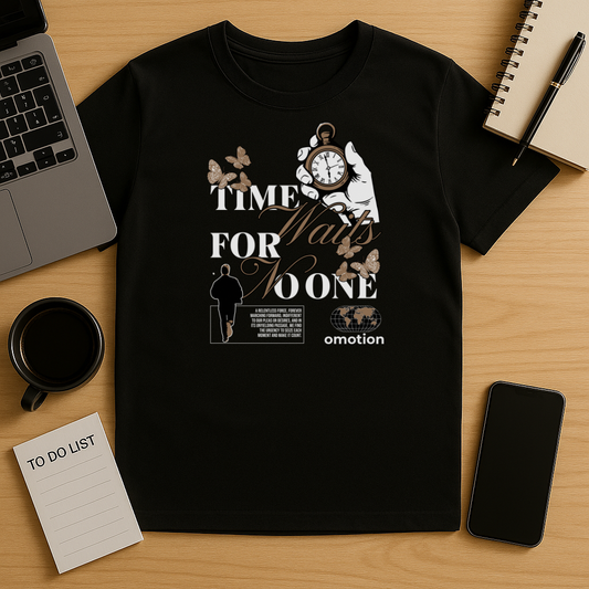 Time Waits For No One T Shirt