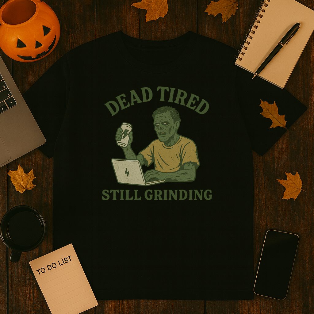 Dead Tired Still Grinding T Shirt