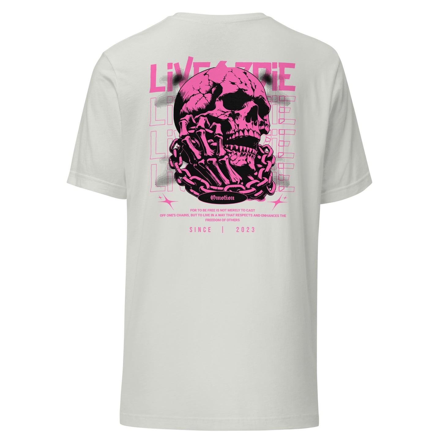 Live or Die Embroidered T shirt